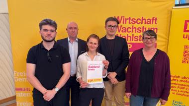 Von links: Arne Lücke, Torsten Mark, Johanna Engel, Pepe Later, Susanne Brehmer